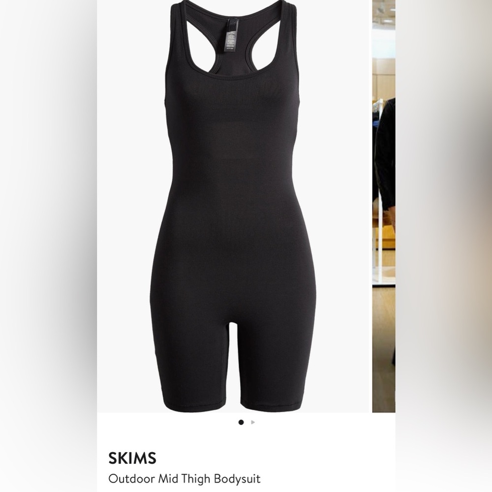 SKIMS Black Seamless Sculpting Bodysuit